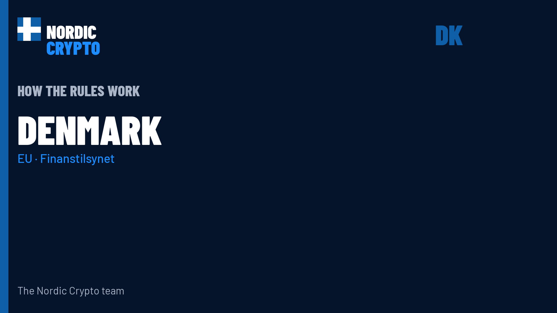 Poster for the Denmark explainer. The film is not rendered yet.